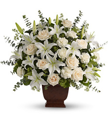 Loving Lilies and Roses Bouquet Cottage Florist Lakeland Fl 33813 Premium Flowers lakeland